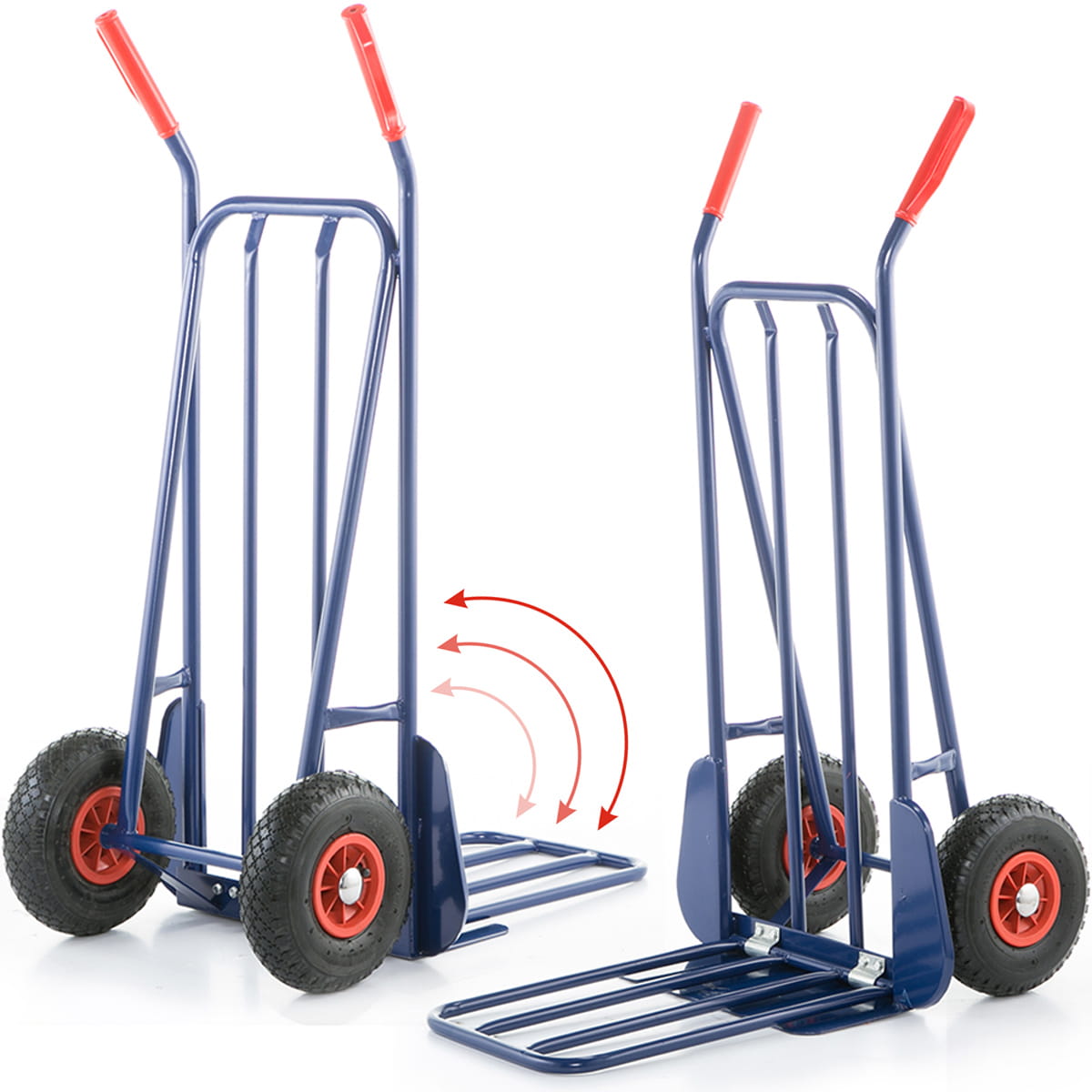 Wózek magazynowy składany transportowy kurierski młynarka HIGHER 280 kg